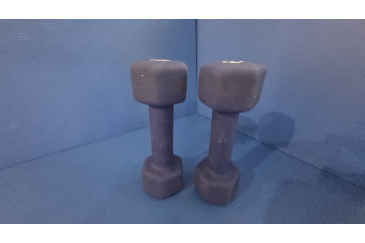 Cap Barbell - Solid Neoprene Dumbbell, 2 x 8-lb
