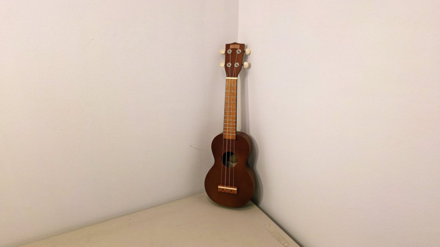 Ukulele with case