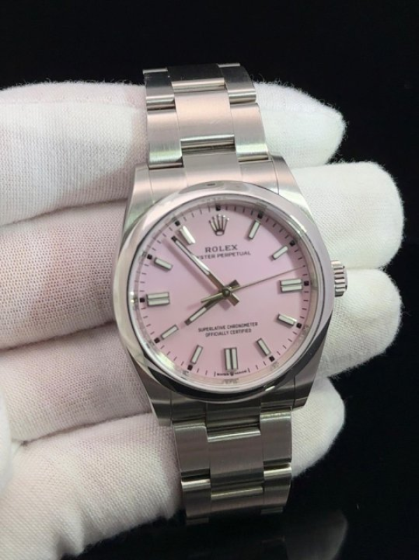 ROLEX Lady's Wristwatch 126000 36mm OYSTER PERPETUAL Candy Pink