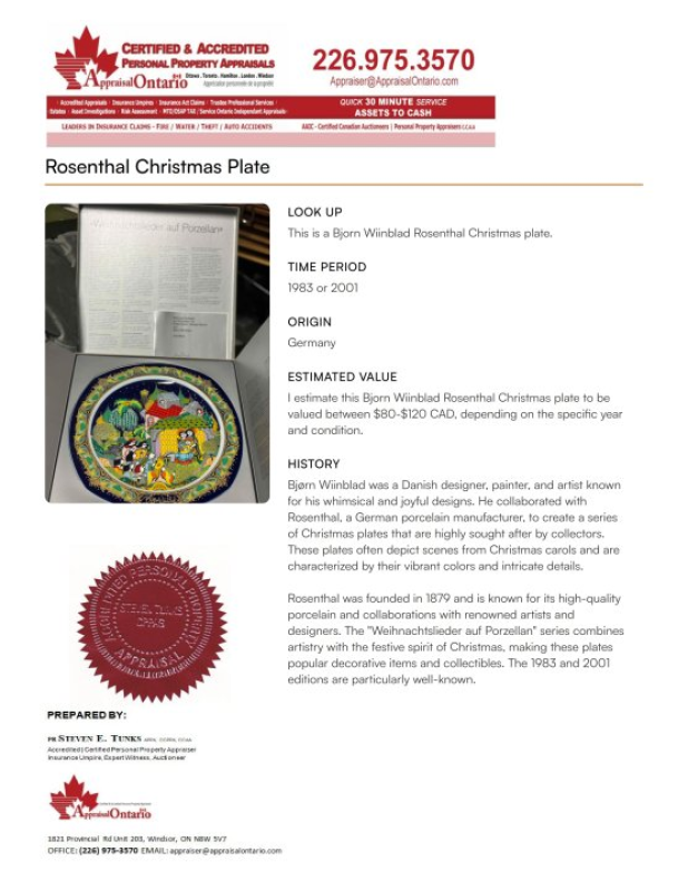 Certified Appraiser, Accredited Personal Property Appraisal Services by AppraisalCanada-LegalEASE