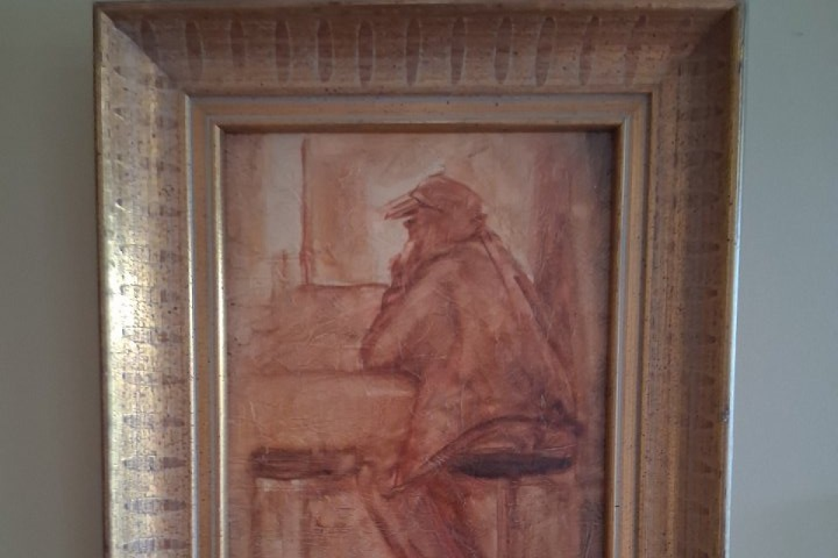 David C. Armstrong Framed Painting
