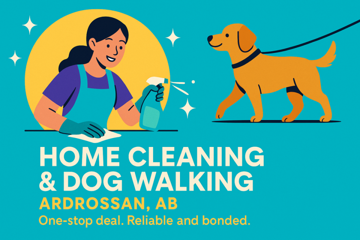Home Cleaning, Dog Walking & Gardening Services