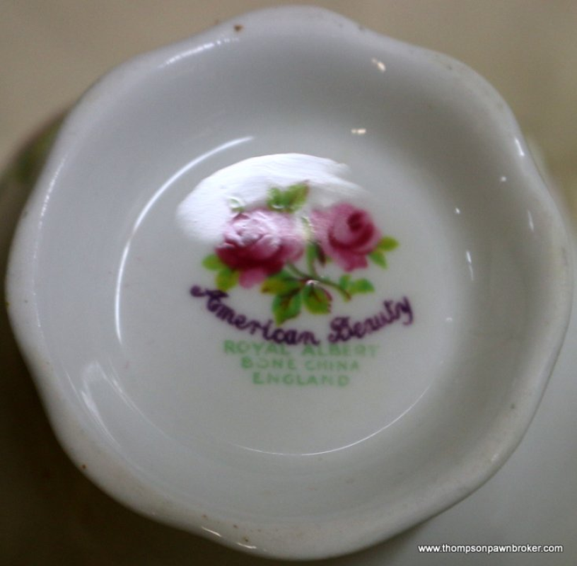 Royal Albert American Beauty Dinner Service Set For 8 Bone China (50 PC)
