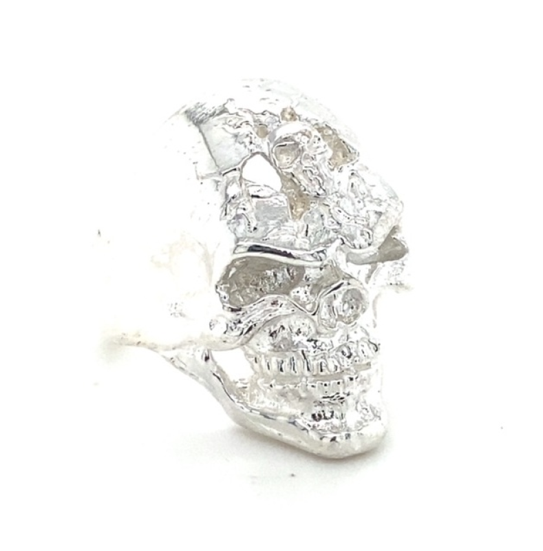 New Custom Silver Biker Ring