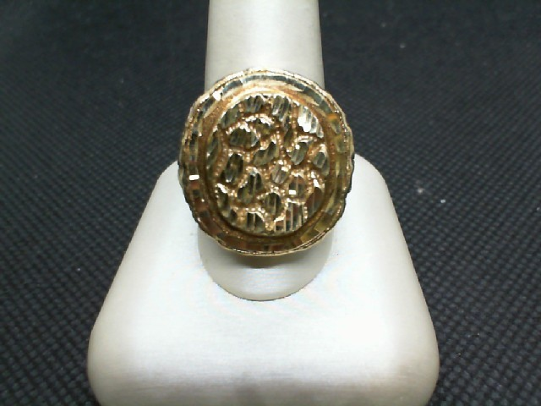 Gent's Gold Ring 10K Yellow Gold 17.05g Size:9.5