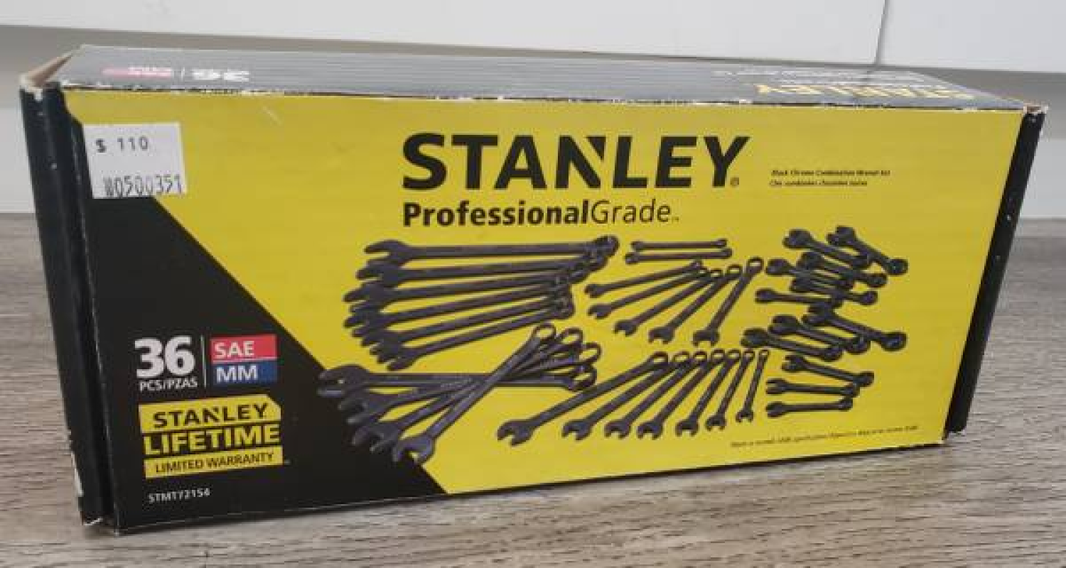Stanley STMT72154 Professional Grade 36-Piece Combination Wrench Set