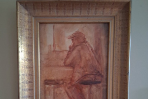 David C. Armstrong Framed Painting