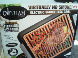 GOTHAM STEEL ELECTRIC SMOKE LESS GRILL