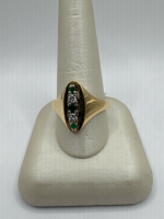 Lady's Gold Ring 14K Yellow Gold 6.43g