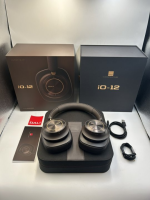 DALI IO-12 HI-FI HEADPHONES W/ HEADPHONES, CABLES, CASE, MANUALS