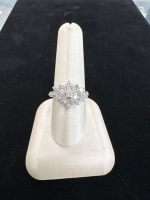 Lady's Diamond Solitaire Ring 23 Diamonds .46 Carat T.W. 14K Yellow Gold 5.35g
